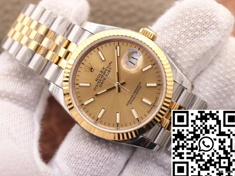 M126233-0015 659 Factory Datejust EW Minimalist Champagne Dial Rolex 0730